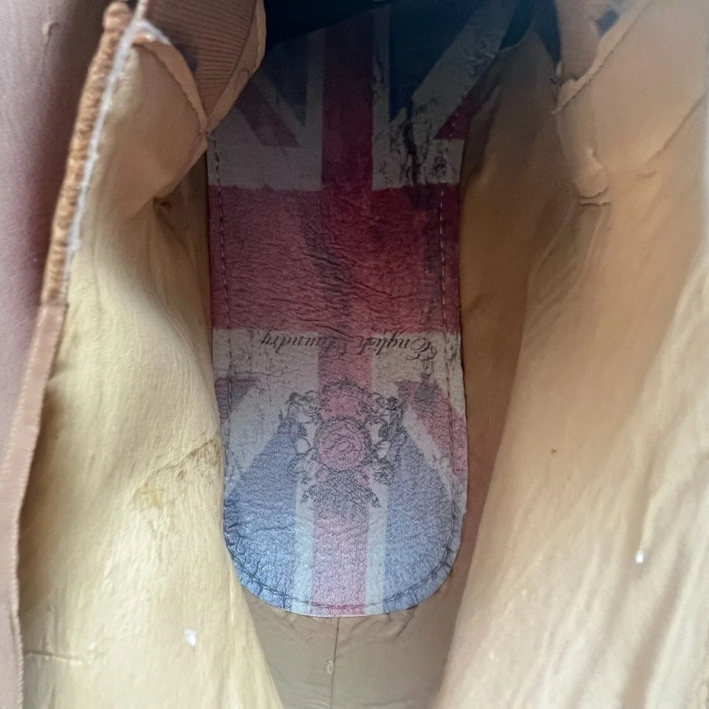 English Laundry Suede Chelsea Boots Brown‎ Ankle Pull On Men's Size 10.5